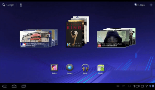 Android 3.0 Stack Widget Honeycomb Stack Widget