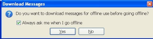 Offline Mode Email Download Thunderbird