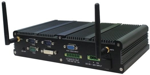 Portwell PCS-8277 Telematics Computer Rear Panel Digital Signage Player based on AMD T56N