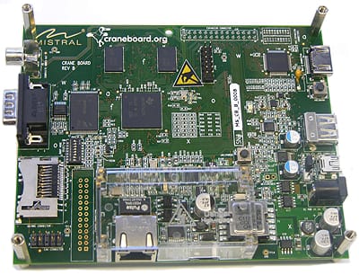 Craneboard Development Board TI AM3517 Craneboard Devkit based on Texas Instruments AM3517