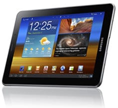 Samsung Android Honeycomb 3.2v Tablet with 7.7" Super AMOLED Plus display