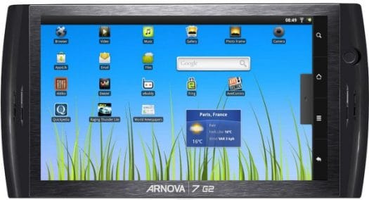 Arnova 7 G2 Rockchip RK2918 Android 2.3 Tablet
