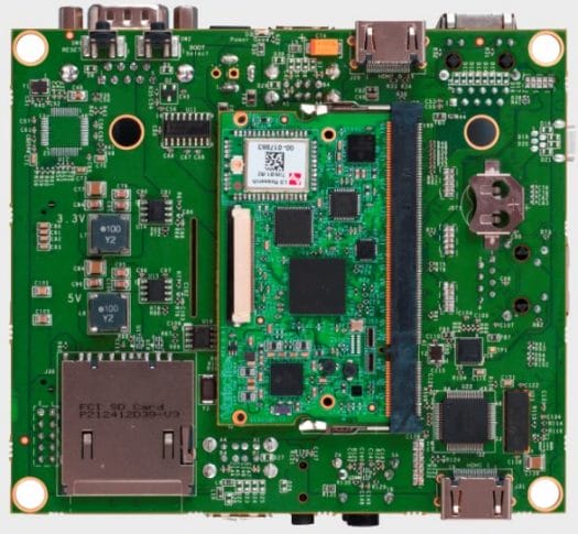 Variscite VAR-OM44CustomBoard Motherboard for VAR-SOM-OM44 System on Module based on OMAP4460