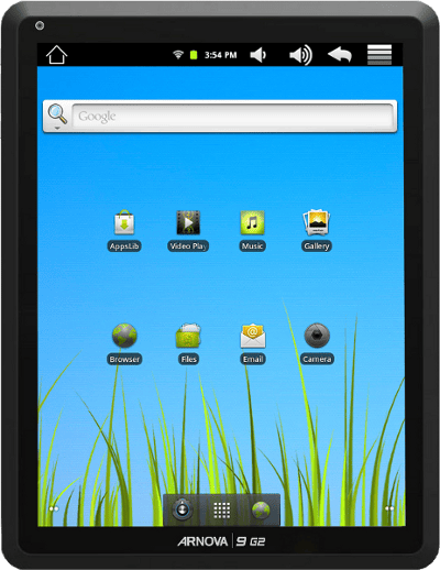 Archos Arnova 9 G2 Rockchip RK2918 based Tablet IPAD 2 Clone