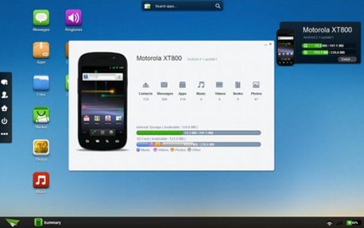 Airdroid Screenshot (Click to Enlarge) Control Your Android Smartphone with your Desktop Computer