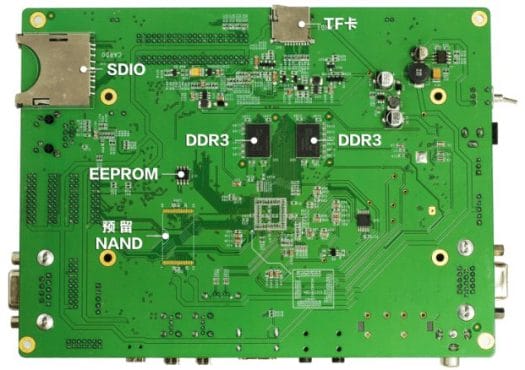 Allwinner Pro A10 Development Board (Back) Low cost Cortex A8 development board