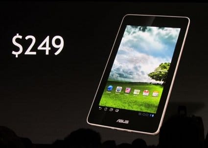 Asus Eee Pad Memo7 (ME370t) Low cost Nvidia Tegra 3 Android Tablet