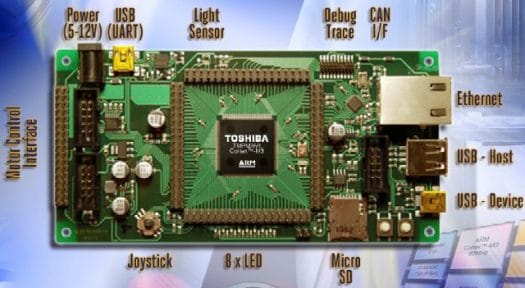 Toshiba BMSKTOPASM369 ARM Cortex M3 Starter Kit ARM Cortex M3 Development board with Ethernet, USB Host/device and CAN