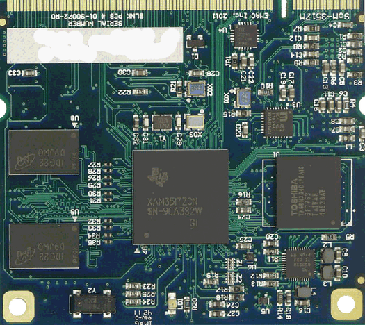 EMAC System-on-Module powered by TI Sitara AM3517 Cortex A8