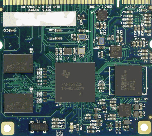 EMAC SOM 3517 Sitara Module EMAC System-on-Module powered by TI Sitara AM3517 Cortex A8