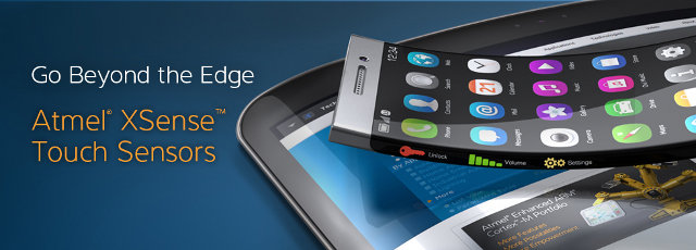 Atmel Unveils XSense Flexible Touch Sensors - CNX Software