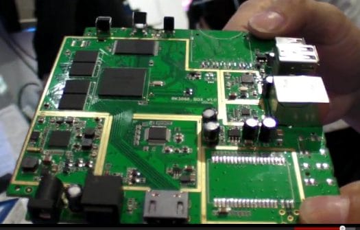 Rockchip RK3066 STB Reference Design rk3066_box_v1.0 development board