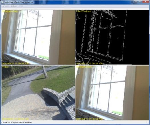 Syntroview App With 4 Webcams Webcam Video Stream with Syntro Framework