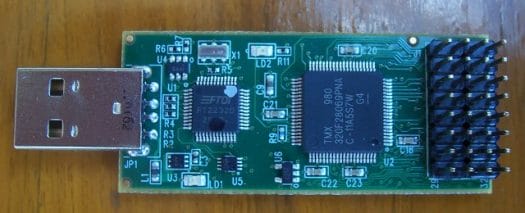 TI Piccolo F28069 ControlSTICK Top C2000 MCU devkit top PCB