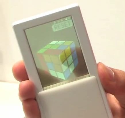 NTT Docomo See-through Display Smartphone Prototype