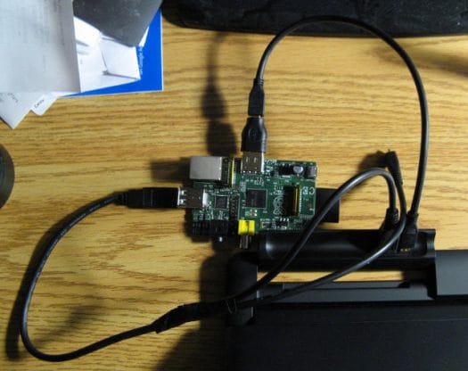 Raspberry Pi and Motorola Lapdock
