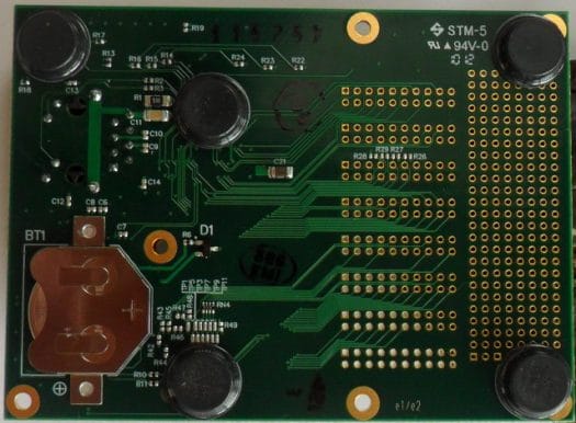 Emcraft Systems Baseboard (Back)