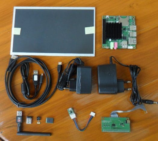 ODroid-x Board and accessories