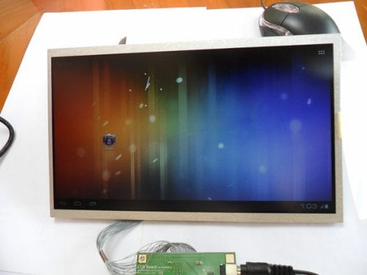 Android 4.0 Running on ODroid-X 10.1" LCD Module