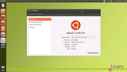 ODroid-X Linaro Ubuntu