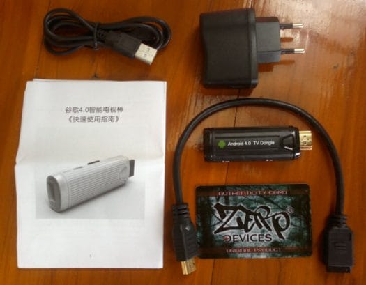 Zero Devices Z900 Package Content