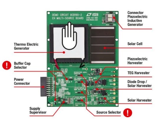 Linear Technology Energy Harvesting Board