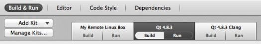 Qt Creator 2.6.0 Kits