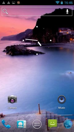 Zopo ZP900s Home Screen