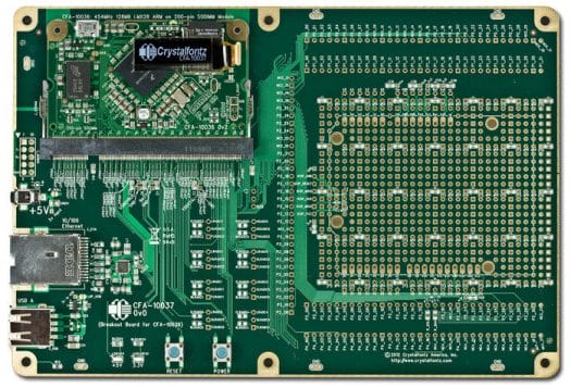 CFA-10036 module Connected to CFA-10037 Motherboard