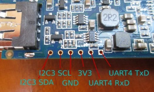 Hi802 Board Debug Header Pin Description