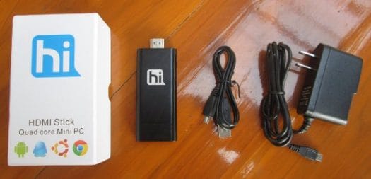 HiAPad Package, Hi802, microUSB to USB cable and Power Supply