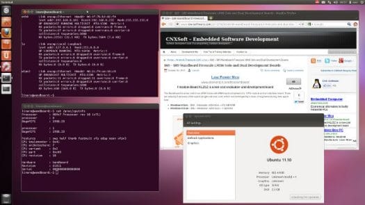 Ubuntu 11.10 in Wandboard (Click to Enlarge)