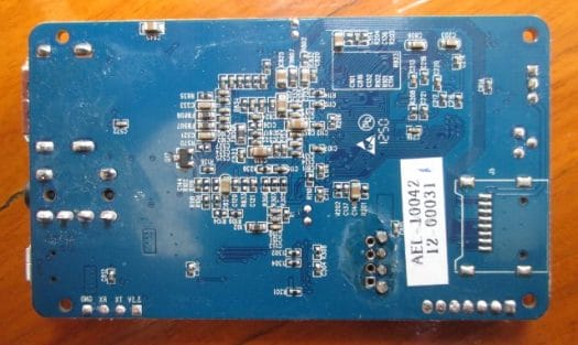 Bottom of FreeOTT PCB (Click to Enlarge)