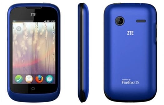 ZTE Open running Firefox OS