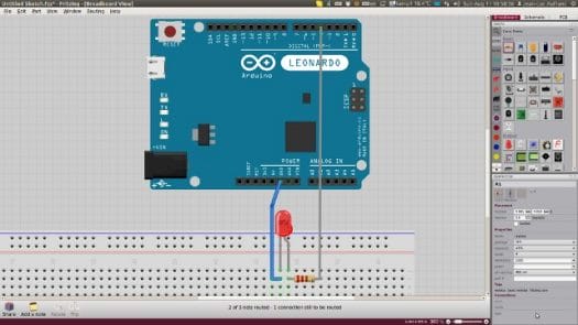 Fritzing Schematics View (Click to Enlarge)