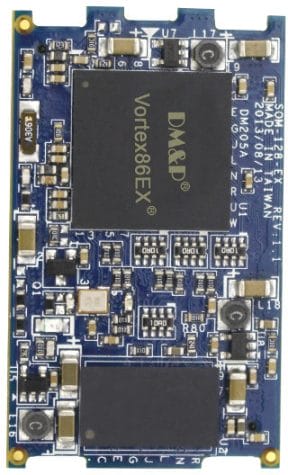 Vortex86EX SOM-128-EX (Click to Enlarge)