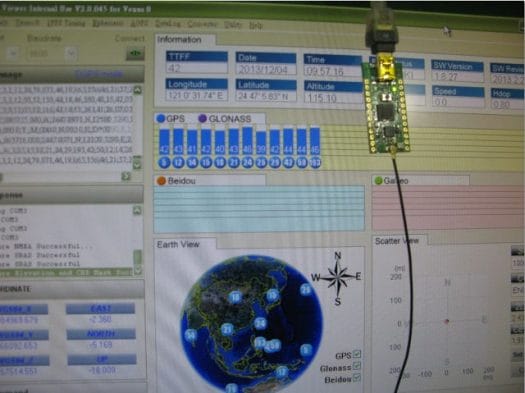 NavSpark Getting GPS Signals in one of the Venus 8 Windows Utilities