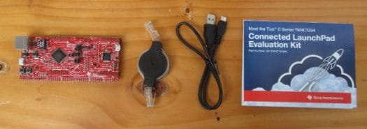 Board, Ethernet & USB Cables, and Quick Start Guide