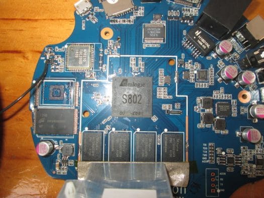 Amlogic S802 on Tronsmart Vega S89 Board (Click to Enlarge)