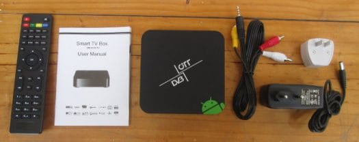 DVB-T2 Android STB and Accessories (Click to Enlarge)