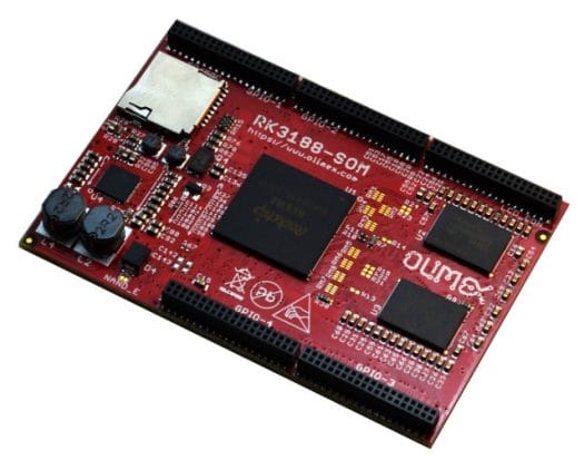 Olimex RK3188-SOM (Click to Enlarge)