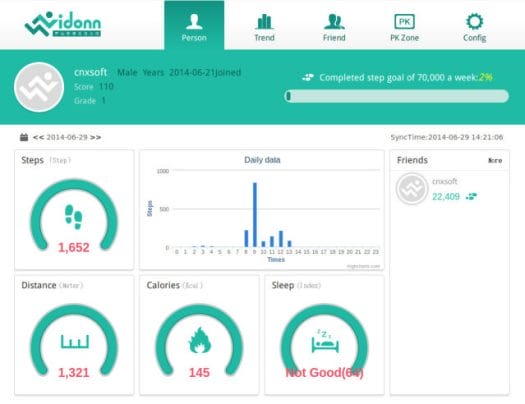 Vidonn User Center (Click to Enlarge)