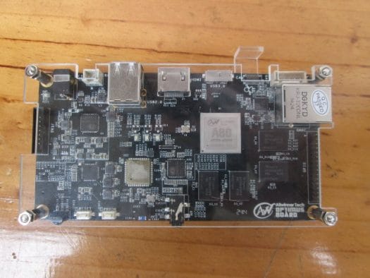 Top of A80 OptimusBoard (Click to Enlarge)