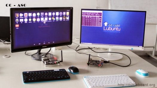 Lubuntu running on CC-A80 Board