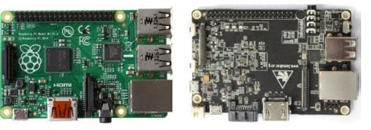 Raspberry Pi Model B+ vs Banana PRO