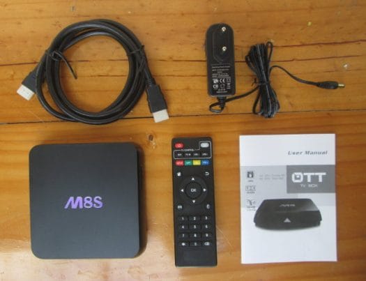 Eny M8S and Accessories (Click to Enlarge)