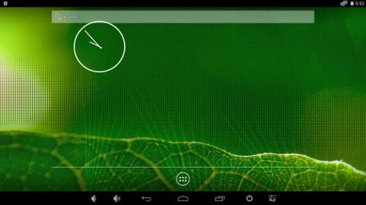 Android Home Screen (Click for Original Size)