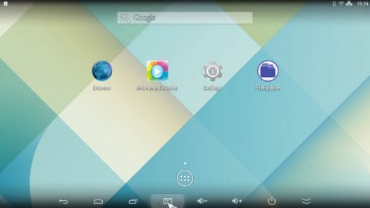 Android Home Screen on T034 (Click for Original Size)