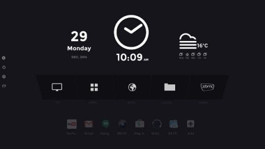 Home Screen (Click to Enlarge)