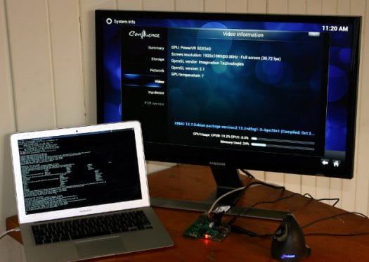 XBMC 13.2 on MIPS Creator CI20